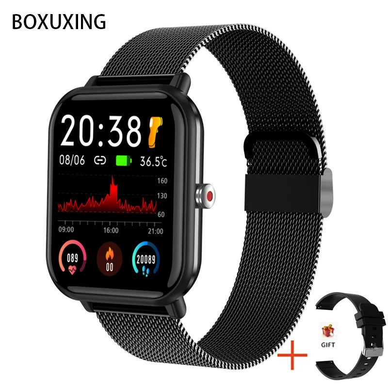 2024 New Smart Watch Men Blood Oxygen Monitoring Sports Fitness Watch Man Woman Body Temperature Monitor Smart Watch For Xiaomi